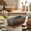 DE BUYER Permet 30 x 10,8 cm sivá - keksovka / forma na pečenie chleba a paštiky oceľová