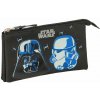 Trojitý peračník Star Wars Rebellion Čierna 22 x 12 x 3 cm