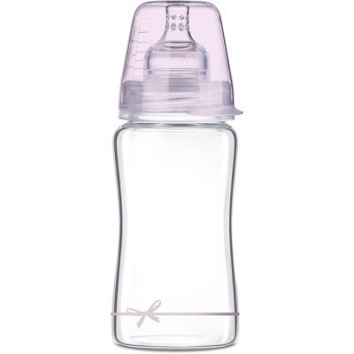 LOVI Baby Shower Girl dojčenská fľaša Glass 250 ml