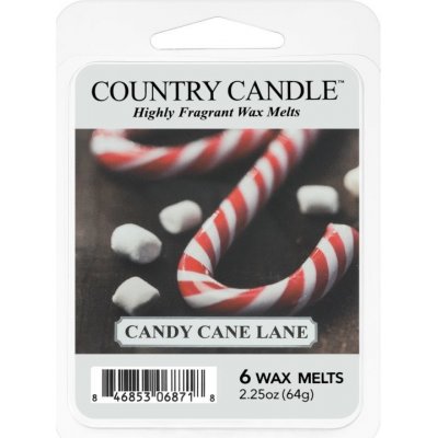 Country Candle Candy Cane Lane vosk do aromalampy 64 g