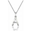 Hot Diamonds Strieborný prívesok Micro A Clasic DP401