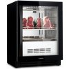Klarstein Steakhouse Pro 98 Onyx, chladnička na zrenie mäsa, 1 zóna, 98 l, 1-25°C, dotykový displej, panoramatické okno (HEA10-Steakhouse98-O)