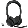 Jabra Evolve2 55/Stereo/ANC/USB/BT-USB/Bezdrôt/Čierna 25599-989-999