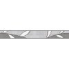 Samolepiace bordúry D 58-004-3, rozmer 5 m x 5,8 cm, lístky sivé, IMPOL TRADE