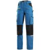 Canis CXS Kalhoty CXS STRETCH do pasu, dámské, středně modré-černé 102002944050 50 Modrá/černá