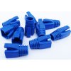 DATACOM krytka pro RJ45 (CAT6A,CAT7) modrý (10ks)