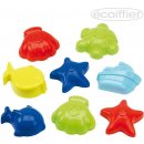 ECOIFFIER Baby formičky na písek ocean set 8ks