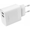 FIXED NABÍJAČKA SIEŤOVÁ NABÍJACIA KOCKA 2 x USB-A 17W (FIXC17N-2U-WH)