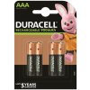 Duracell - rechargeable battery hr03 aaa 900mah 4 kusy