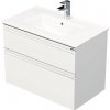 Kúpeľňová skrinka s umývadlem Intedoor BRAVE biela 81 x 59,5 x 46 cm