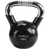 HMS Kettlebell s chrómovaným úchopom KTC 16 kg čierny