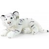 Rappa Plyšový tiger biely 60 cm ECO-FRIENDLY