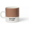Svetlohnedý keramický hrnček na espresso 120 ml Mocha Mousse 17-1230 – Pantone