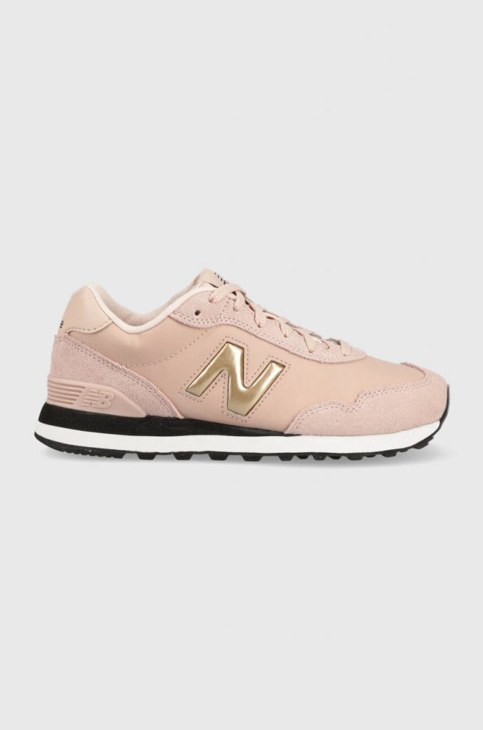 New Balance kožené tenisky WL515LP3-PINK,ružová