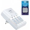 Sanyo/Panasonic ENELOOP nabíjačka (BQ-CC51E) + 4x AA Eneloop 2000 mAh tužkové batérie