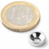 SOLLAU Neodymový magnet medzikružie D 10/3.5 mm, H 3 mm, N38, ponikelovaný, priehlbina pre skrutku