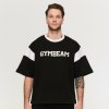 GymBeam Tričko Premium Heavyweight Varsity Black M