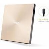BAZAR - ASUS DVD ZenDrive SDRW-08U9M-U GOLD, External Slim DVD-RW, USB Type-C/Type-A, M-DISC - Poškozený obal (Komplet)