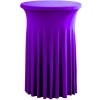 TENTino Elastický obrus SKIRTING na koktejlový bistro stôl 80 cm VIAC FARIEB Farba obrusu: FIALOVÁ / VIOLET