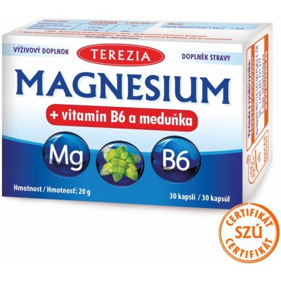 Terezia Magnesium+vitamin B6 a meduňka 30 kapsúl