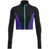 Dámska športová mikina cez hlavu Under Armour PJT RCK LETSGO CROP FZ W čierna 1380194-001 - S
