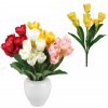 Umelá kytica tulipány žlté 45 cm