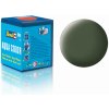 Farba Revell akrylová - 36165: matná bronzovo zelená (bronza green mat) (18-3720)