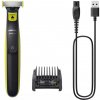 Philips Norelco OneBlade QP2724/20 pánsky holiaci strojček Planžetový holiaci strojček Zastrihávač Šedá, Limetka (QP2724/20)