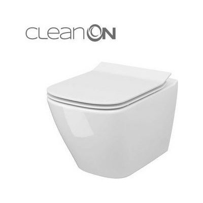 Cersanit CITY SQUARE WC závesné CleanOn+sedátko SC duropl, Biela S701-405 S701-405