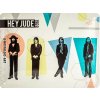 Plechová ceduľa Beatles Hey Jude, 20 x 15 cm