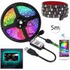 HomePRO 9009 Bluetooth RGB LED pásik, 5m, vodeodolný IP65, 144W, DC5V-24V
