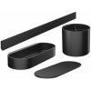 Hansgrohe WallStoris Set kúpeľňových doplnkov, matná čierna 27968670-HG
