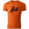 T-ričko BMW R1200RS pánske tričko Farba trička: Oranžová, Veľkosť: 4XL