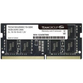 Team DDR4 16GB TED416G2666C19-S01