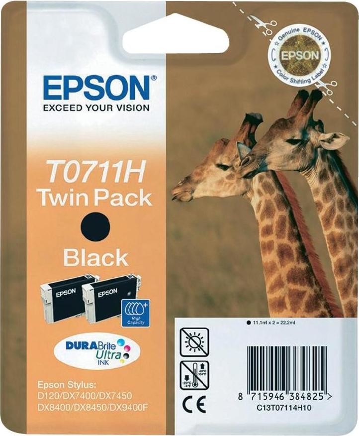 Epson T0711H TwinPack Black - originálny od 23,2 € - Heureka.sk