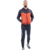 TUTA VISA MELANGE CON CAPPUCCIO POLARFLEECE BLU/ROSSO MELANGE Tg. S