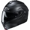 Vyklápacia helma na motorku HJC C91N Solid semi čierna Veľkosť: XL