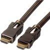 Roline HDMI prepojovací kábel Zástrčka HDMI-A, Zástrčka HDMI-A 5 m čierna 11.04.5683 4K UHD HDMI kábel; 11.04.5683
