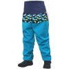 Nohavice s fleecom pre batoľatá Unuo Softshell vzor Detská veľkosť: 74-80 / Farba: modrá