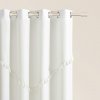 Dekoračný záves CHLOE na dekoračné kolieska - biely Rozmer závesu: 140x250cm