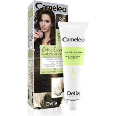Delia Cosmetics Cameleo Color Essence farba na vlasy v tube odtieň 3.0 Dark Brown 75 g