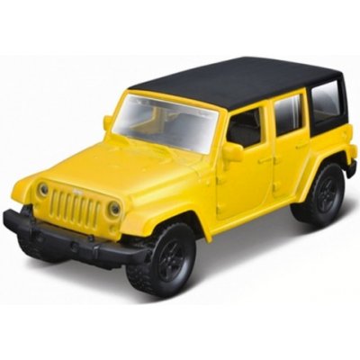 Maisto Jeep Wrangler Unlimited Žlutý 1:41