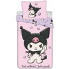 Jerry Fabrics Bavlnené obliečky 140x200 + 70x90 cm - Kuromi ružová