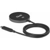 club3D bezdrôtová indukčná nabíjačka Qi2 USB-C 25Wa, CAC-3027, výstup Qi štandard, čierna; CAC-3027