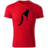 T-ričko Catz pánske tričko Farba trička: Červená, Farba potlače: Čierna, Veľkosť: S