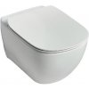 Ideal Standard Tesi - Závesné WC s doskou SoftClose, AquaBlade, matná biela T3546V1