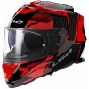 LS2 Helmets LS2 FF800 STORM II TRACKER BLACK RED-06 - XS