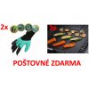 SADA 3x teflonová grilovací podložka + 2x rukavice s drápy + POŠTOVNÉ ZDARMA