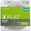 Kmc X-flat Strieborný Waxed BOX reťaz