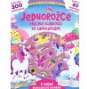 Jednorožce - krajina sladkostí so samolepkami